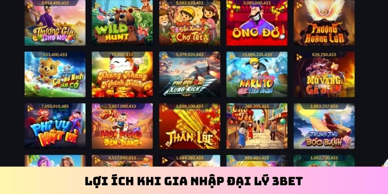Lợi ích khi gia nhập đại lý 3BET